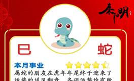 秦阳明生肖蛇2023年1月运势