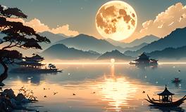 月满家园共团圆，和睦生活万事兴