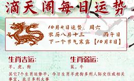 滴天居士2025年10月4日生肖运势