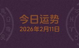 今日星座运势2026年2月11日